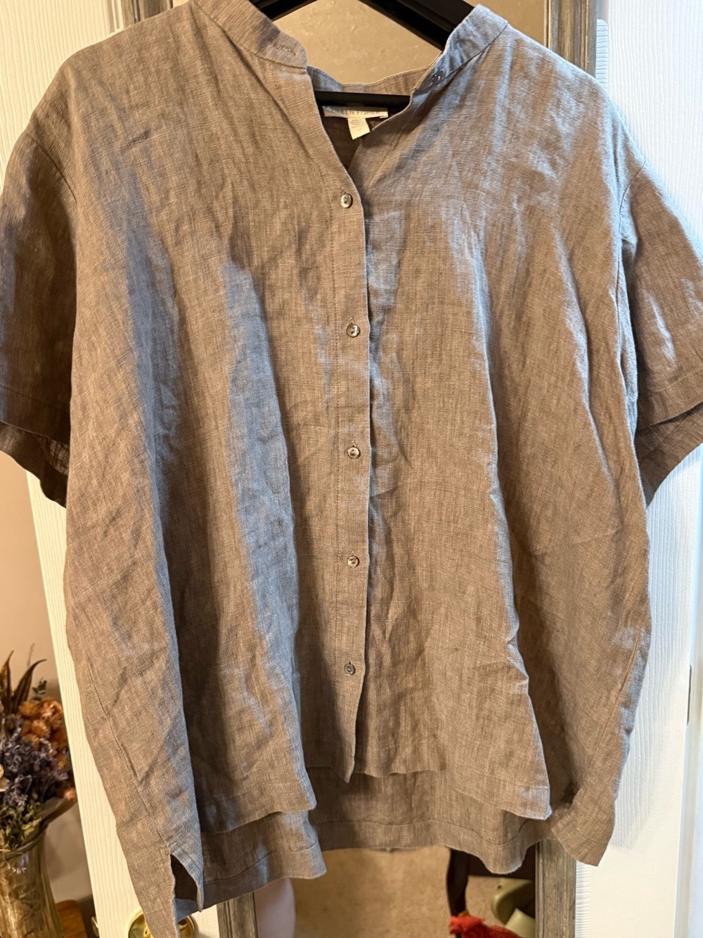 Eileen Fisher Linen Button Down